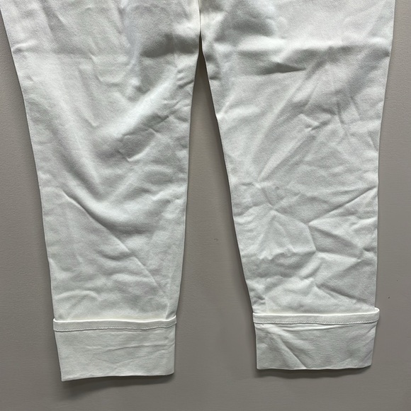 NWT Ruff Hewn True Crop White Denim Jeans Crochet Lace Pocket Detail 12 - Picture 7 of 16